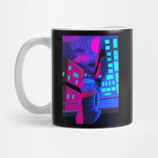 neon city Mug